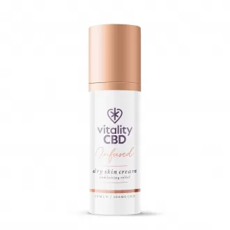 Vitality CBD Infused 200mg CBD Dry Skin Cream 50ml - 2