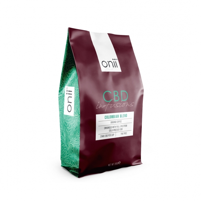 onii Colombian Blend 250mg CBD Ground Coffee 200g - 1