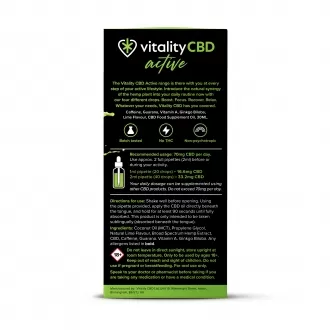 Vitality CBD Active CBD Focus Drops 30ml - 10