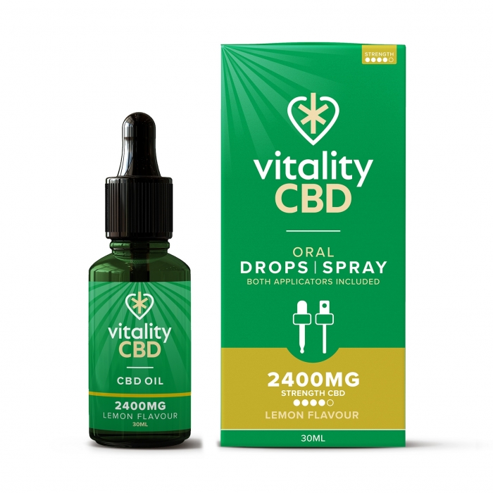 Vitality CBD CBD Oral Drops Lemon Flavour 30ml - 12