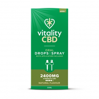 Vitality CBD CBD Oral Drops Natural Flavour 30ml - 18