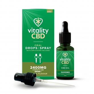 Vitality CBD CBD Oral Drops Natural Flavour 30ml - 19