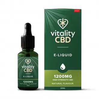 Vitality CBD Broad Spectrum CBD E-liquid Natural Flavour 30ml - 8