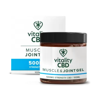  Vitality CBD CBD Muscle & Joint Gel 100ml (500mg CBD) - 1