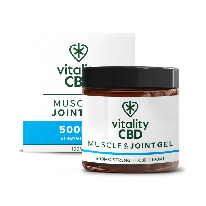  Vitality CBD CBD Muscle & Joint Gel 100ml (500mg CBD) - 1