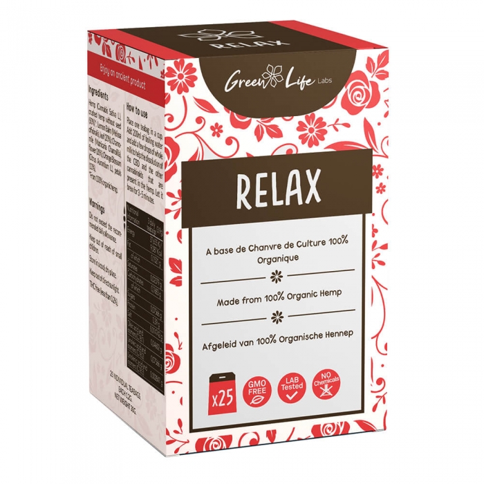 Organic Hemp Relax Tea 30g (25bags/box)