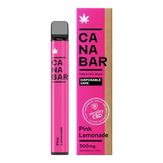 Pink Lemonade Vape Pen 500mg CBD+CBG (ready to use)