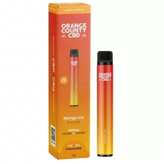 Mango Ice Vape Pen 500mg CBD+CBG (ready to use)