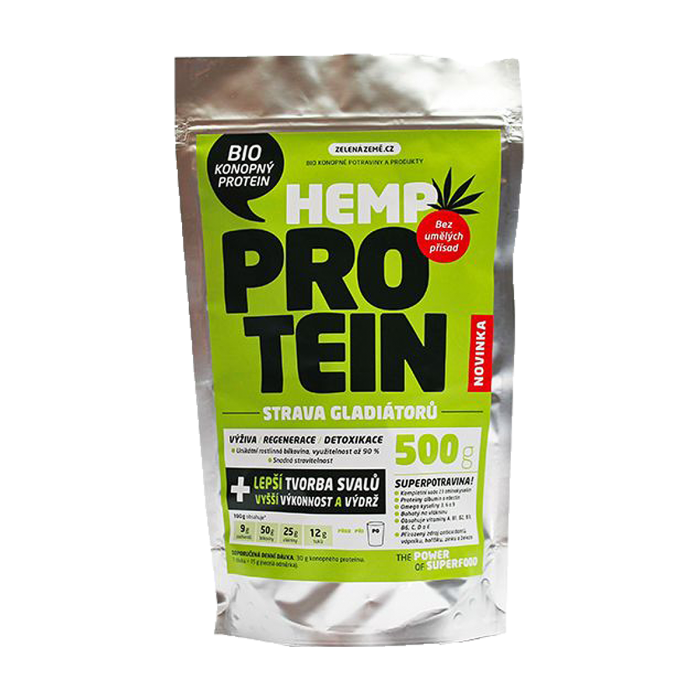 Hemp Protein BIO 500g (50g/100g protein)