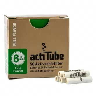 ActiTube Gold Extra Slim Filters 6mm (50pcs)