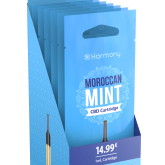 Harmony Vape Pen: Mint 10% (100mg) CBD Cartridge