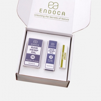 Endoca Starter Pack (RAW Capsules, Oil and Skin Balm)