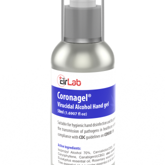 Coronagel - Alcohol Hand Sanitizer Gel with CBD