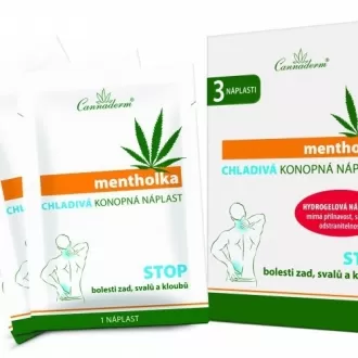 Mentholka Cooling Patches with Hemp Oil