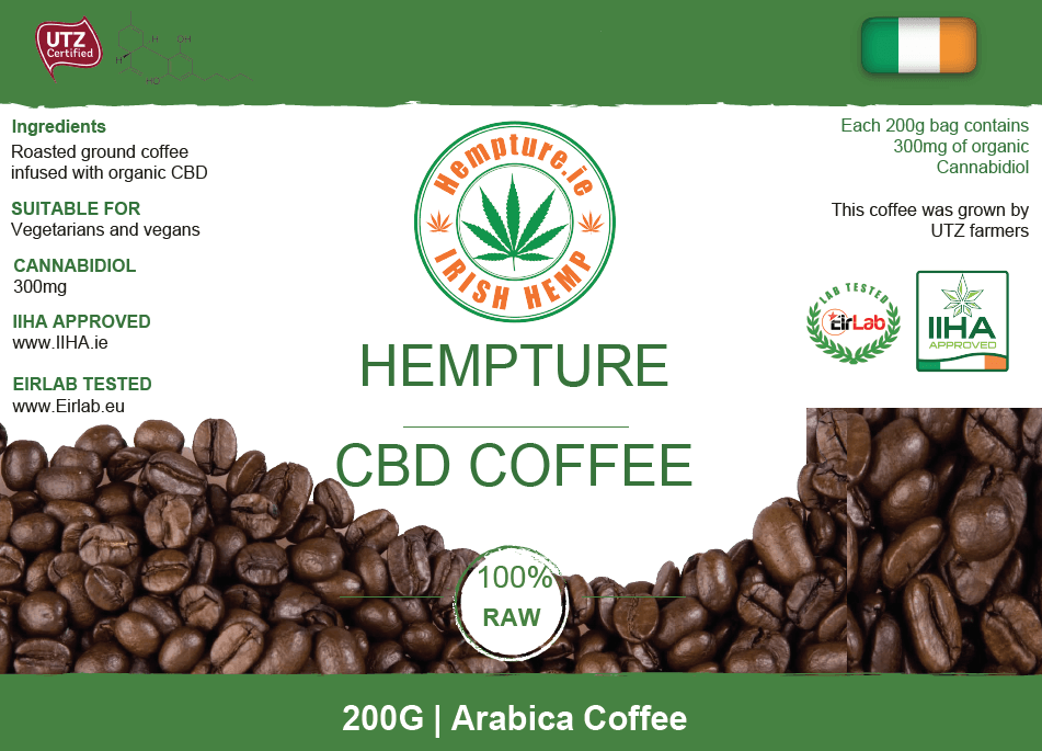 Hempture 300mg CBD Coffee 200g